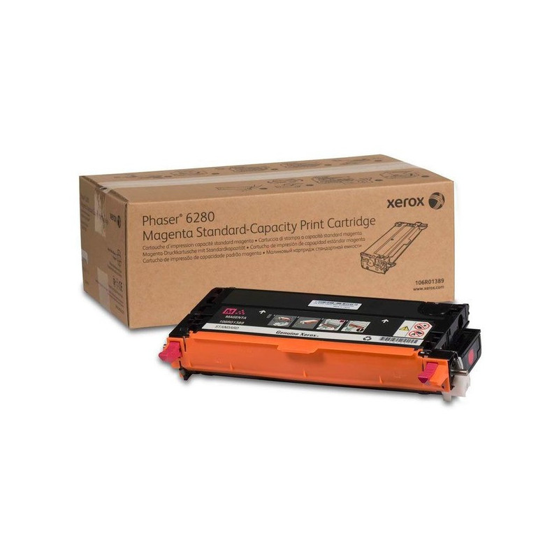 Cartouche d'origine Xerox 106R01389 pour Phaser 6280, garantie 2 ans