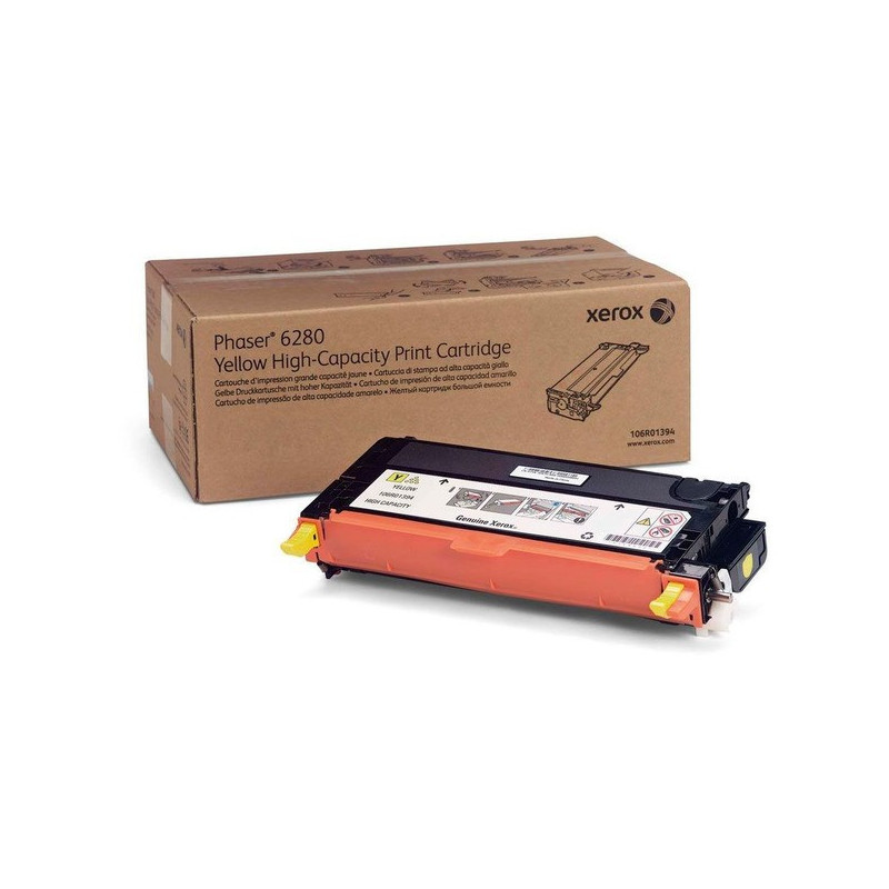 Cartouche Origine Xerox 106R01394 pour phaser 6280, conforme