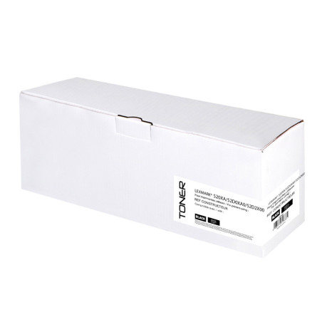 Toner Lexmark 520XA/52D0XA0/52D2X00 Noir compatible - Solidaire