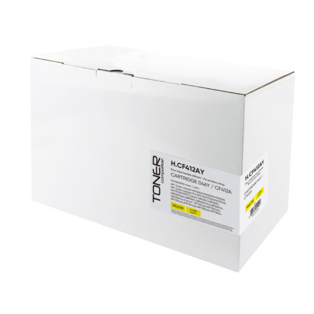 Toner Laser Compatible Hp CF412A (046AY) Jaune - Solidaire