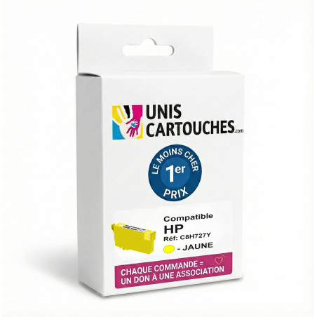 Cartouche Compatible HP B3P21A Jaune - 1er Prix - Référence OEM