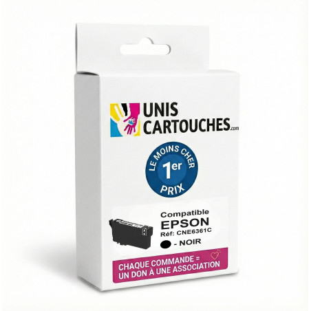 Cartouche compatible Epson T6361 Noir Photo – 1er prix