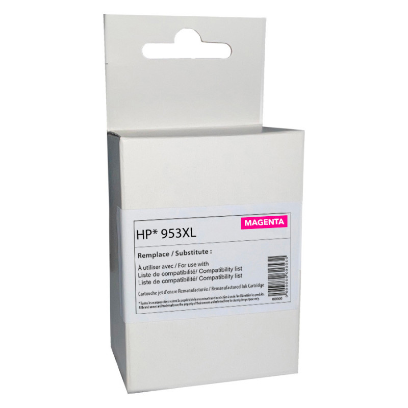 Cartouche Magenta Solidaire 1er prix - F6U17AE compatible HP
