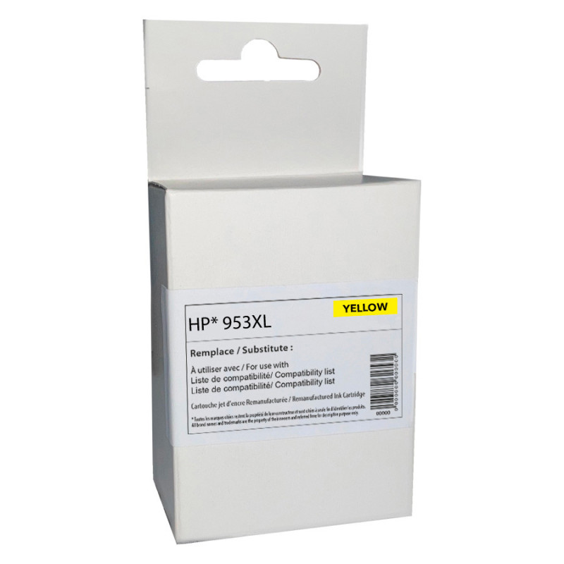 Cartouche jaune compatible F6U18AE pour HP OfficeJet Pro 7700/8200