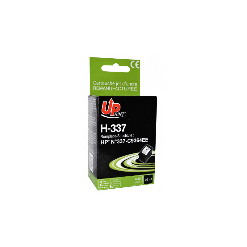 Cartouche Noir Premium UPrint pour imprimantes HP – Compatible OEM