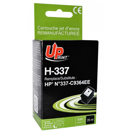 Cartouche Noir Premium UPrint pour imprimantes HP – Compatible OEM
