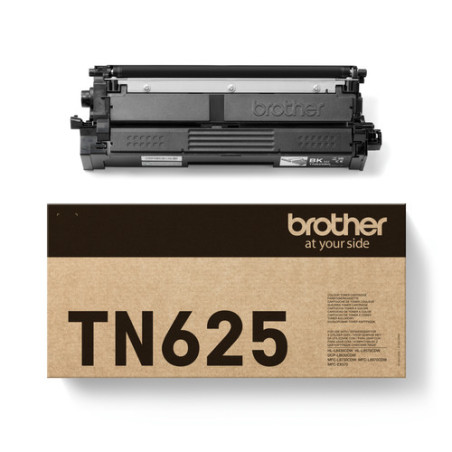 Cartouche laser noir Origine Brother 625 - 3000 pages - pour