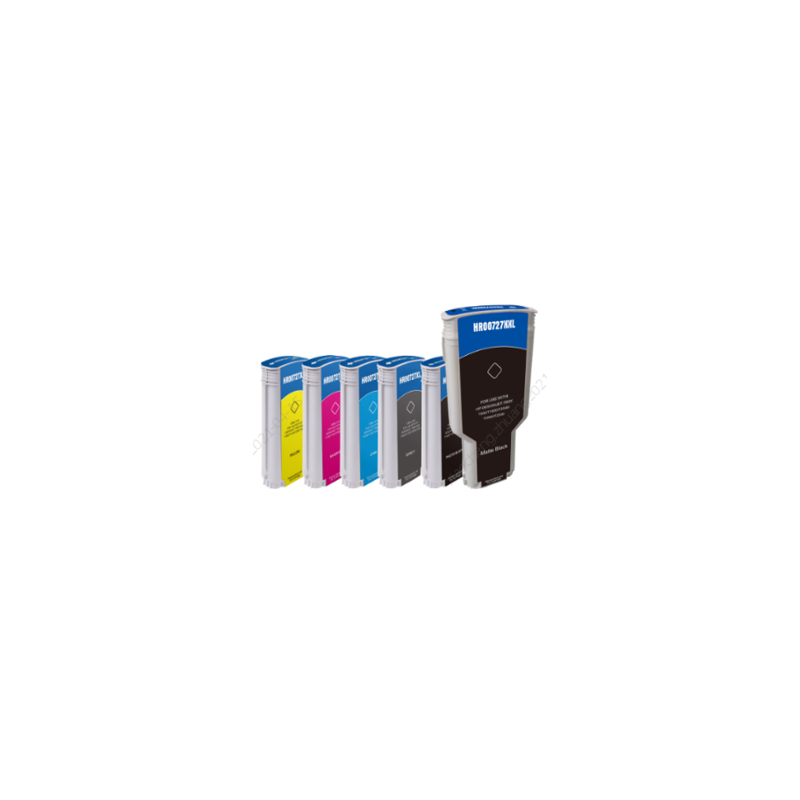 Cartouche Cyan 1er prix compatible B3P19A HP DesignJet