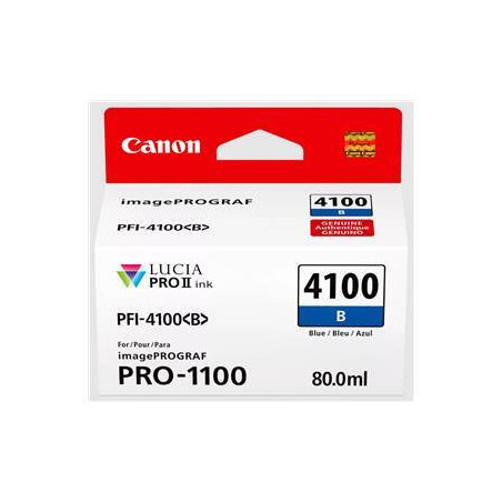 Cartouche D’origine Bleu pour Canon ImagePROGRAF PRO-1100