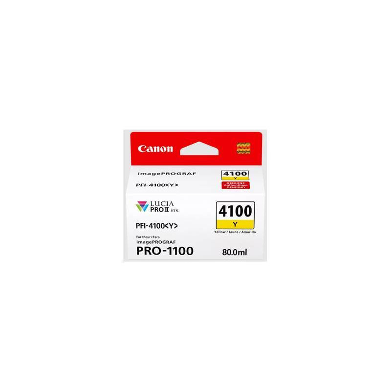 Cartouche d'origine jaune pour Canon ImagePROGRAF PRO-1100 - Gamme