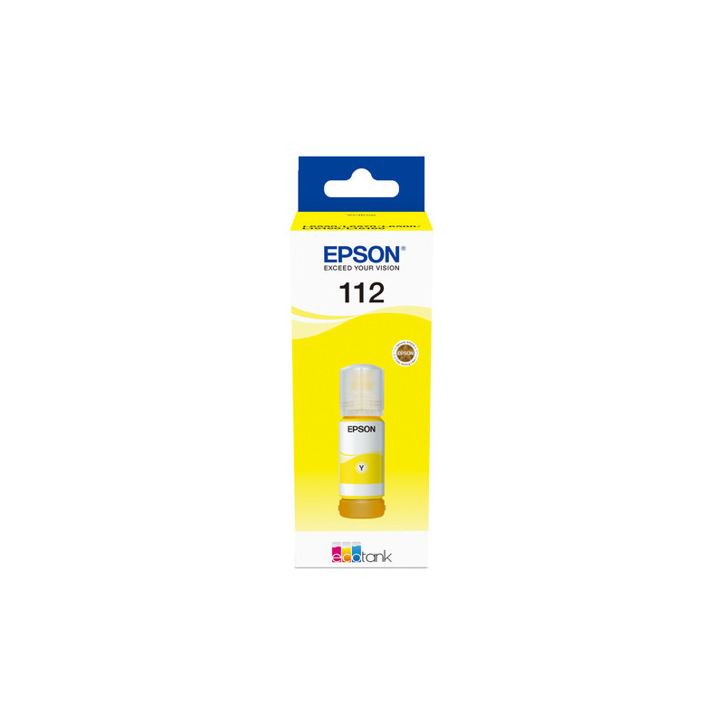 Cartouche jaune d’origine Epson 112 – pour imprimantes EcoTank L