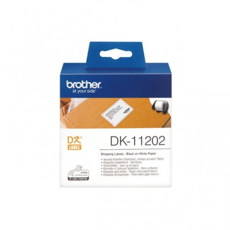 Brother DK11202 - Rouleau Etiquette Thermique 62x100mm authentique Bro