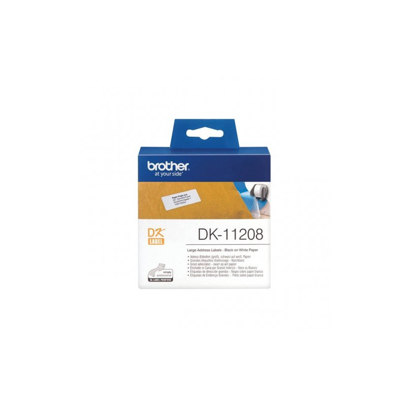 Brother DK11208 - Rouleau Etiquette Thermique 38x90mm authentique Brot