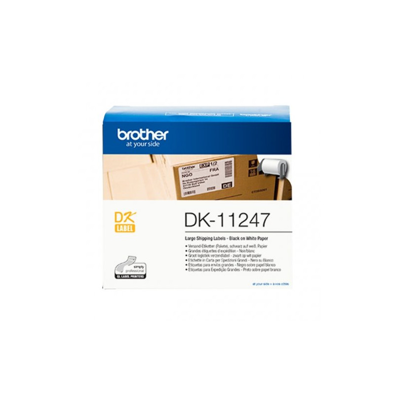Brother DK11247 - Rouleau Etiquette Thermique 103x164mm authentique Br