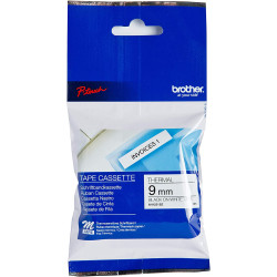 Brother M-K221 - Ruban Etiquette 9mm authentique Brother MK221BZ - Noi