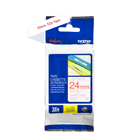 Brother TZE-252 - Ruban Etiquette 24mm authentique Brother TZE252 - Ro