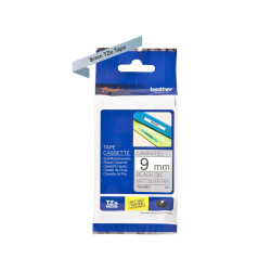 Brother TZE-M921 - Ruban Etiquette 9mm authentique Brother TZe-M921 - Noir sur Argent