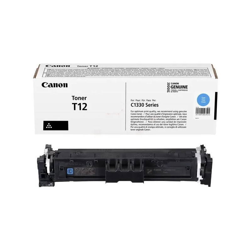 Cartouche Cyan d'origine T12 pour imprimantes Canon i-SENSYS X C