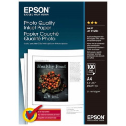 Epson - Papier A4 photo 102g/m2 authentique 100 feuilles - Epson S0410