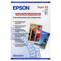 Epson - Papier A3 Semi-glacé 251g/m2 authentique 20 feuilles - Epson S