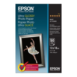 Epson - Papier 13x18 ultra brillant 300g/m2 authentique 50 feuilles - 