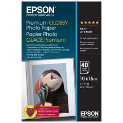 Epson - Papier A6 photo brillant 255g/m2 authentique 40 feuilles - Eps