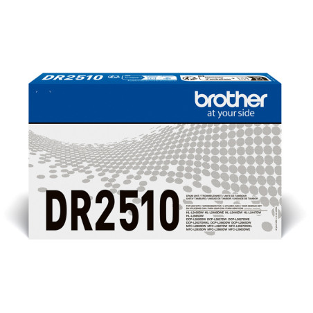 Cartouche d'origine Brother DR-2510 Noir pour DCP-L2620/25/27 DW