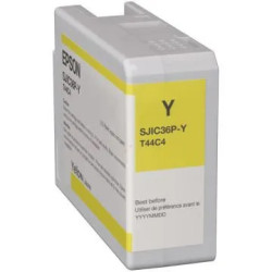 Cartouche d'origine jaune T44C4 pour Epson ColorWorks C 6000