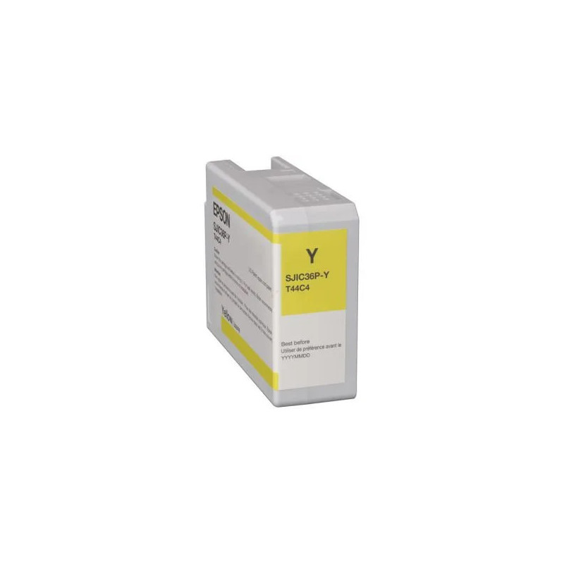 Cartouche d'origine jaune T44C4 pour Epson ColorWorks C 6000