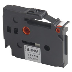 TPS TZE221 - Ruban étiquette compatible avec Brother TZE221 9mm - Blan