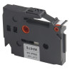 TPS TZE251 - Ruban étiquette compatible avec Brother TZE251 24mm - Bla