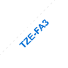 TPS TZEFA3 - Ruban étiquette compatible avec Brother TZEFA3 12mm - Ble