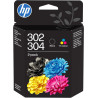 Cartouches Origine HP 302/304 Pack x 2 pour imprimantes HP DeskJet