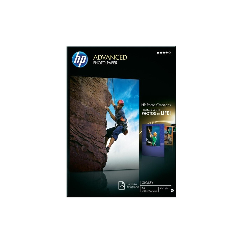 Hp - Papier A4 brillant 250g/m2 authentique 25 feuilles - Hp Q5456A