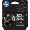 Cartouche jet d'encre Origine HP 302XL/304XL Noir B7RT9AE