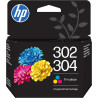 Cartouche jet d'encre Origine HP 302/304 Tricolor B7RT6AE