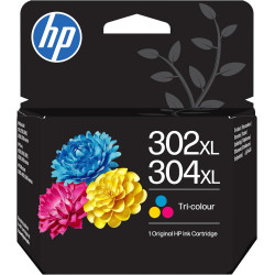 Cartouche jet d'encre Origine HP 302XL/304XL Tricolor (B7RT8AE) | Origine