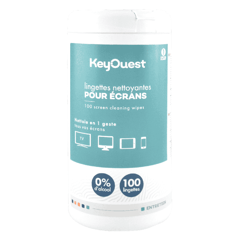 KEY OUEST LINGETTES NETTOYANTES POUR ÉCRAN