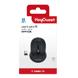 KEY OUEST SOURIS OFFICE SANS FIL NOIR