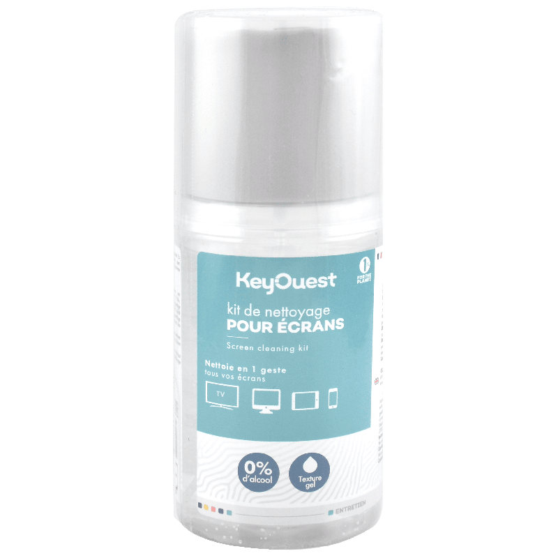 KEY OUEST Kit Nettoyage Gel Pour Ecran 200ml