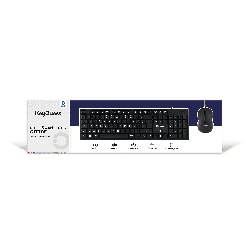 KEY OUEST Clavier filaire + souris filaire Office