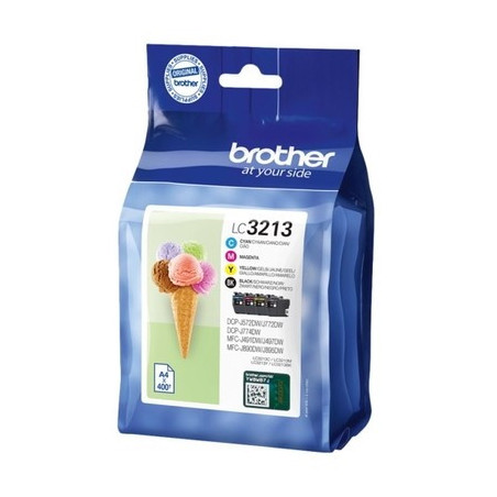Pack de 4 cartouches d'encre Brother 3213 Noir et couleur · 400 pages