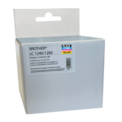 Cartouche Compatible Brother LC-1280/1240 BK+C+M+Y - Solidaire
