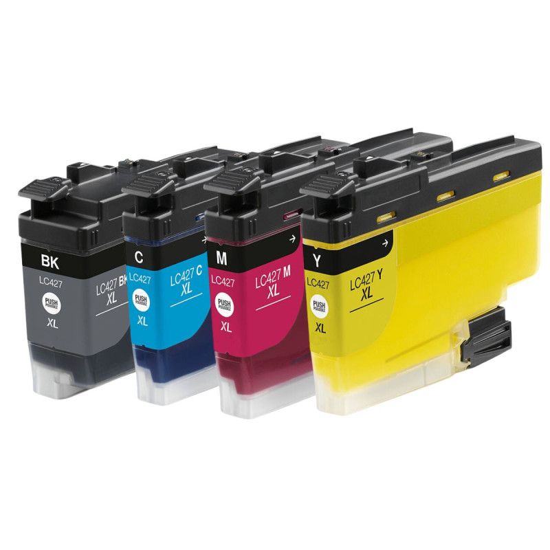 Cartouches 1er prix Brother LC427XL compatible 4 couleurs - Pack x4