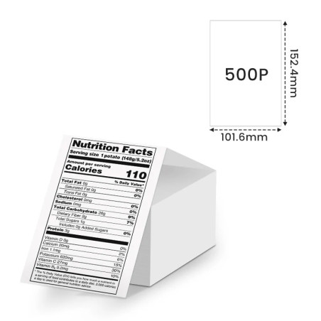 Phomemo - Distributeur en paravent étiquettes expédition 101.5x152mm x