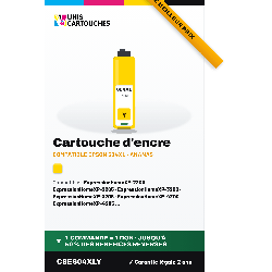 Cartouche compatible Epson 604XL Jaune (C13T10H44010) | 1er Prix