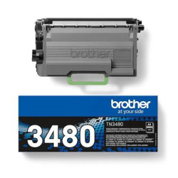 Cartouche TN-3480 Origine Brother Noir - 8 000 pages - Pour DCP-L