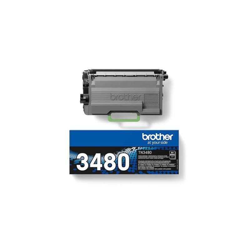 Cartouche TN-3480 Origine Brother Noir - 8 000 pages - Pour DCP-L