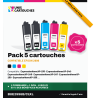 Pack 5 cartouches compatibles Epson 29XL Fraise | 1er Prix