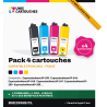 Cartouches compatibles Epson 29XL Fraise — Pack 4 | 1er Prix